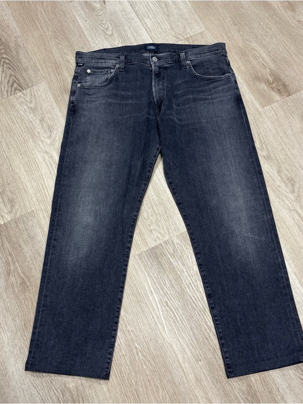 Citizens of Humanity Jeans Mens 36x27 denim black The Adler Stretch Made USA